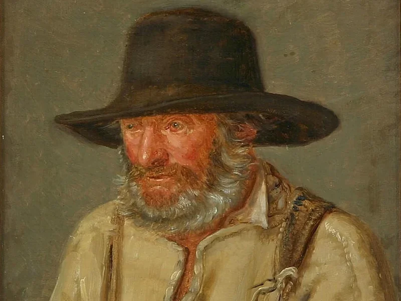 1824-Christian Rudolph Vogelsang - Ritratto di a pescatore